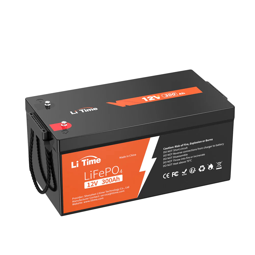 LiTime 12V 300Ah LiFePO₄ aku