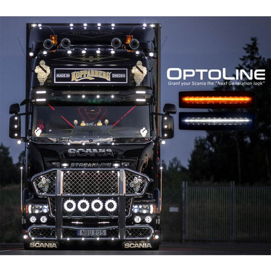 LEDSON Optoline optinio pluošto valgusriba Scania P / G / R / T ir 4 kartos kabinai