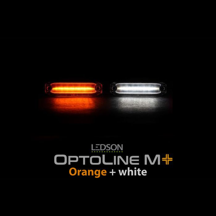 LEDSON Optoline M kaksivärinen mittavalo – valkoinen / oranssi