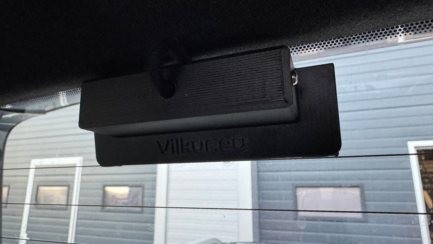 3D-prinditud klaasi kinnitus Purelux Sweeper märgutulele.