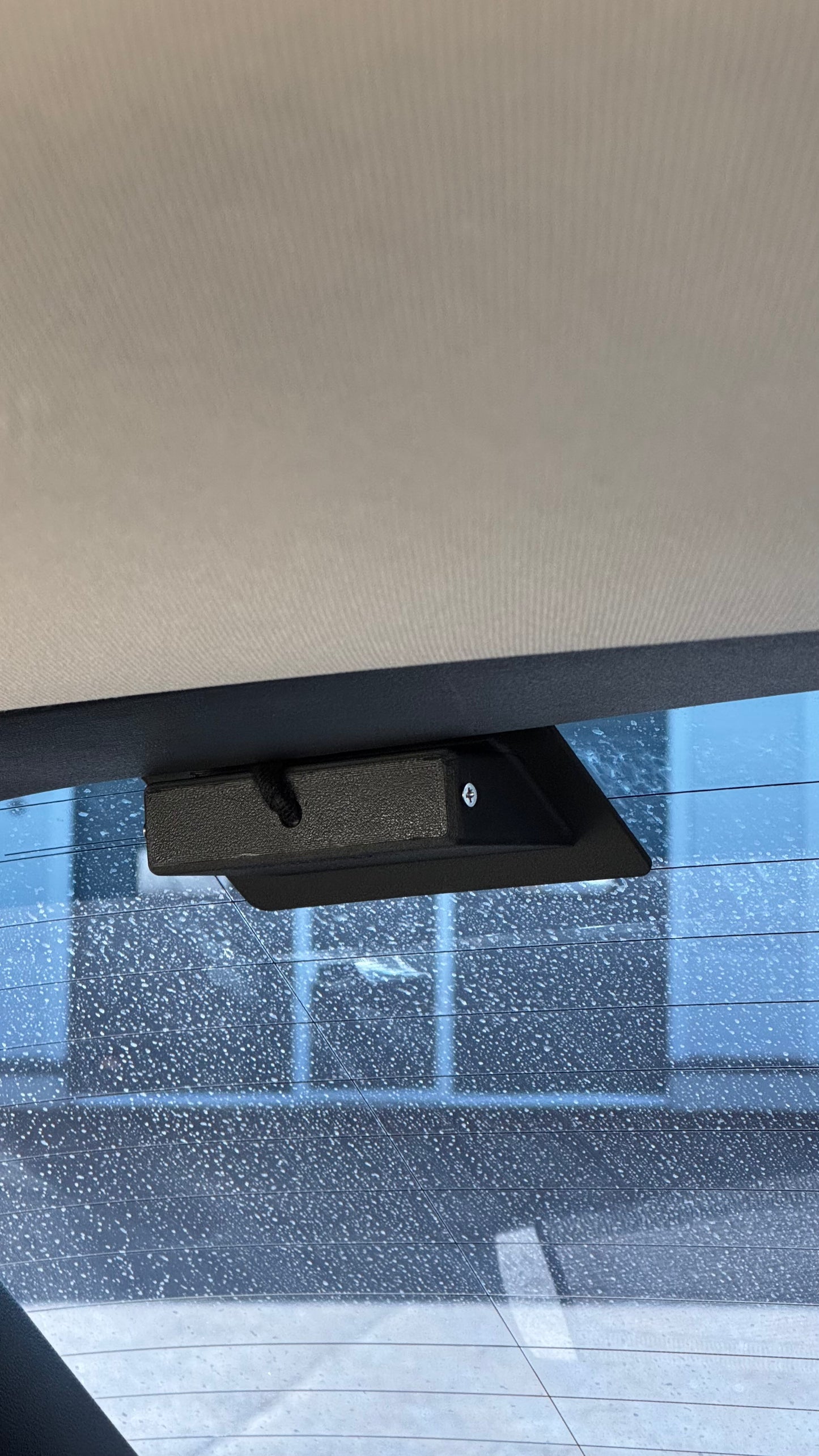 3D-prinditud klaasi kinnitus Purelux Sweeper märgutulele.