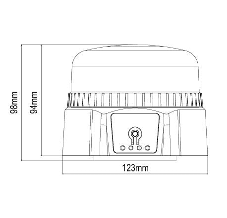 247Lighting Laetav vilkur magnetkinnitusega
