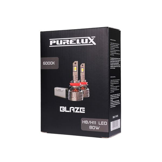 Purelux Blaze LED H8/H9/H11 lampor 2 st