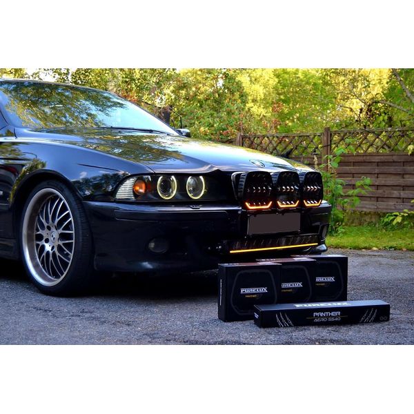Purelux Panther 9 Valge - Vilkuriga / 23 cm / 210W / Ref. 25
