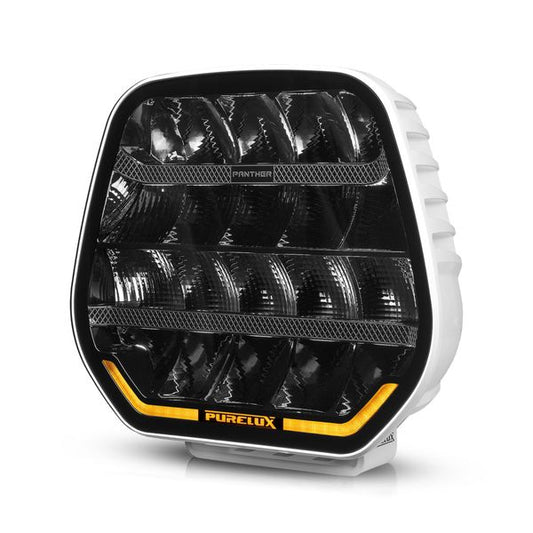 Purelux Panther 9 Valge - su posūkių žibintu / 23 cm / 210W / Ref. 25