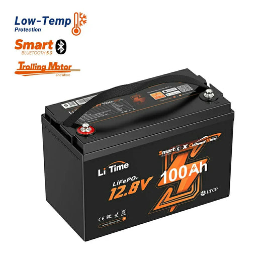 LiTime 12V 100Ah Bluetooth LiFePO₄