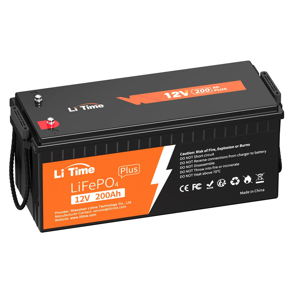 LiTime 12V 200Ah Plus LiFePO₄ akku