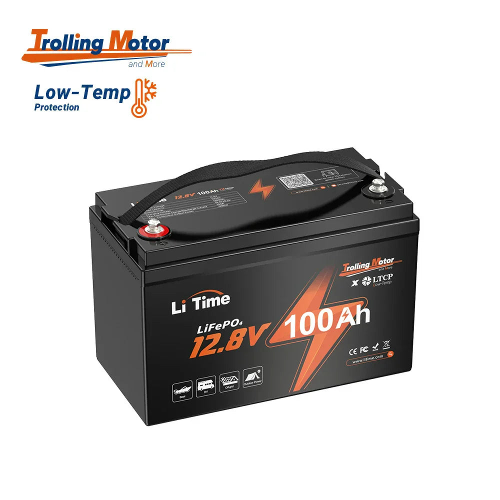 LiTime 12V 100Ah TM LiFePO₄ paadiaku