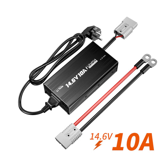 LiTime 12V 10A LiFePO₄ akkulaturi
